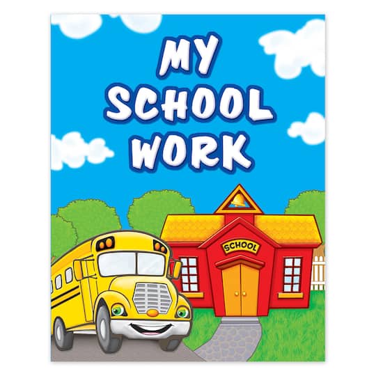 Teacher Created Resources My School Work Pocket Folder, 6ct.
